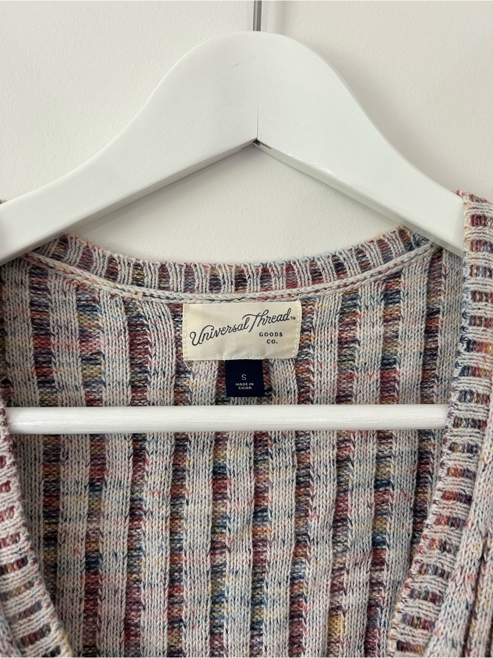 Eclectic Ribbed Multicolor Knit Tank Top - Picture 4 of 8